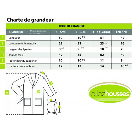 Robe de discount chambre in english